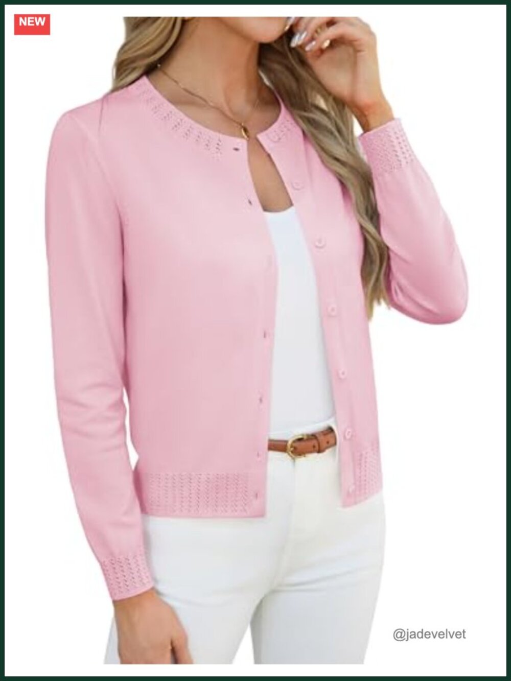Cropped Cardigan Sweater Lightweight Button Up Long Sleeve Shrug